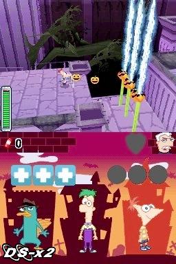 Screenshots of Phineas and Ferb: Across the Second Dimension for Nintendo DS