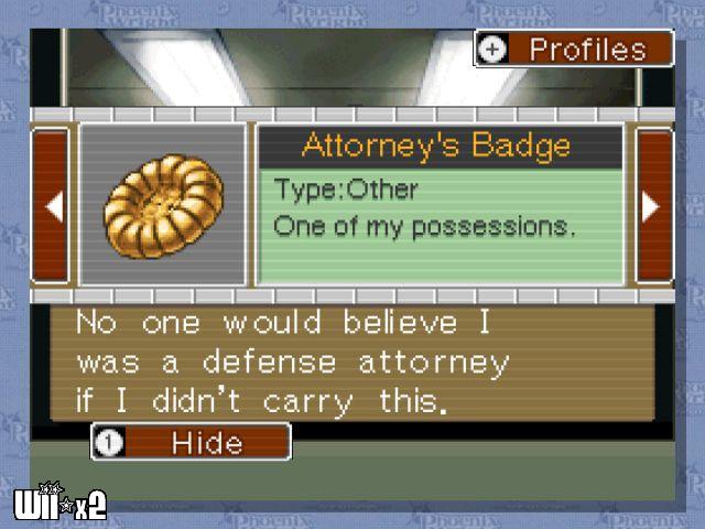 Screenshots of Phoenix Wright: Ace Attorney for WiiWare