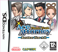 Boxart of Phoenix Wright: Ace Attorney Justice For All (Nintendo DS)