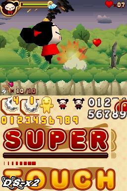 Screenshots of Pucca Power Up for Nintendo DS