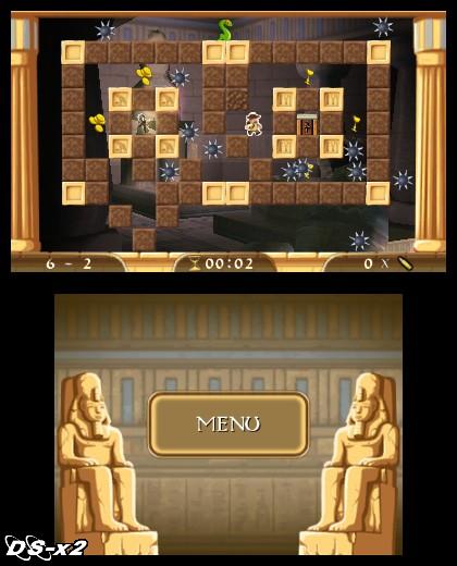Screenshots of Pyramids for 3DSWare