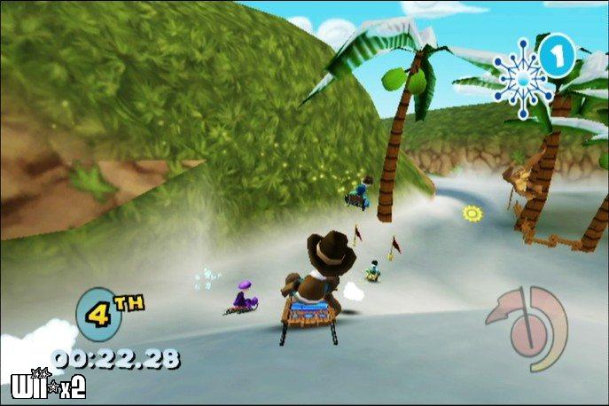 Screenshots of Sled Shred for Wii