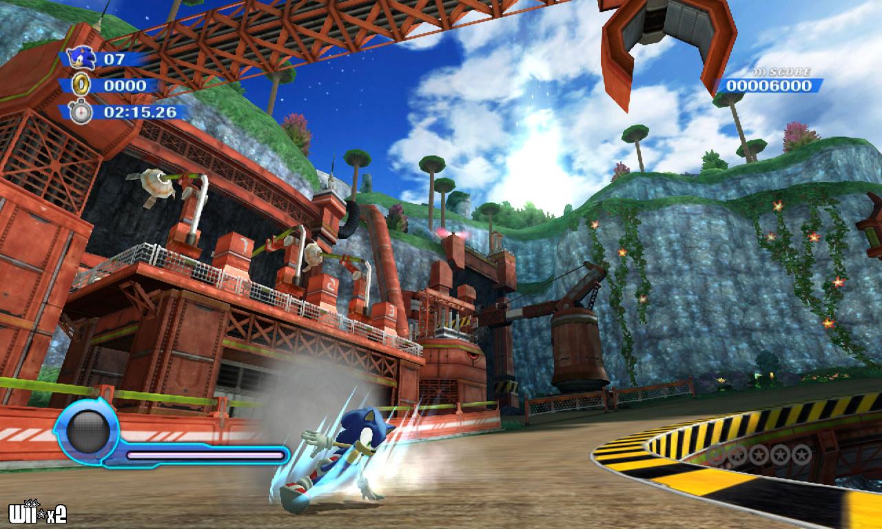 Screenshots of Sonic Colors for Wii