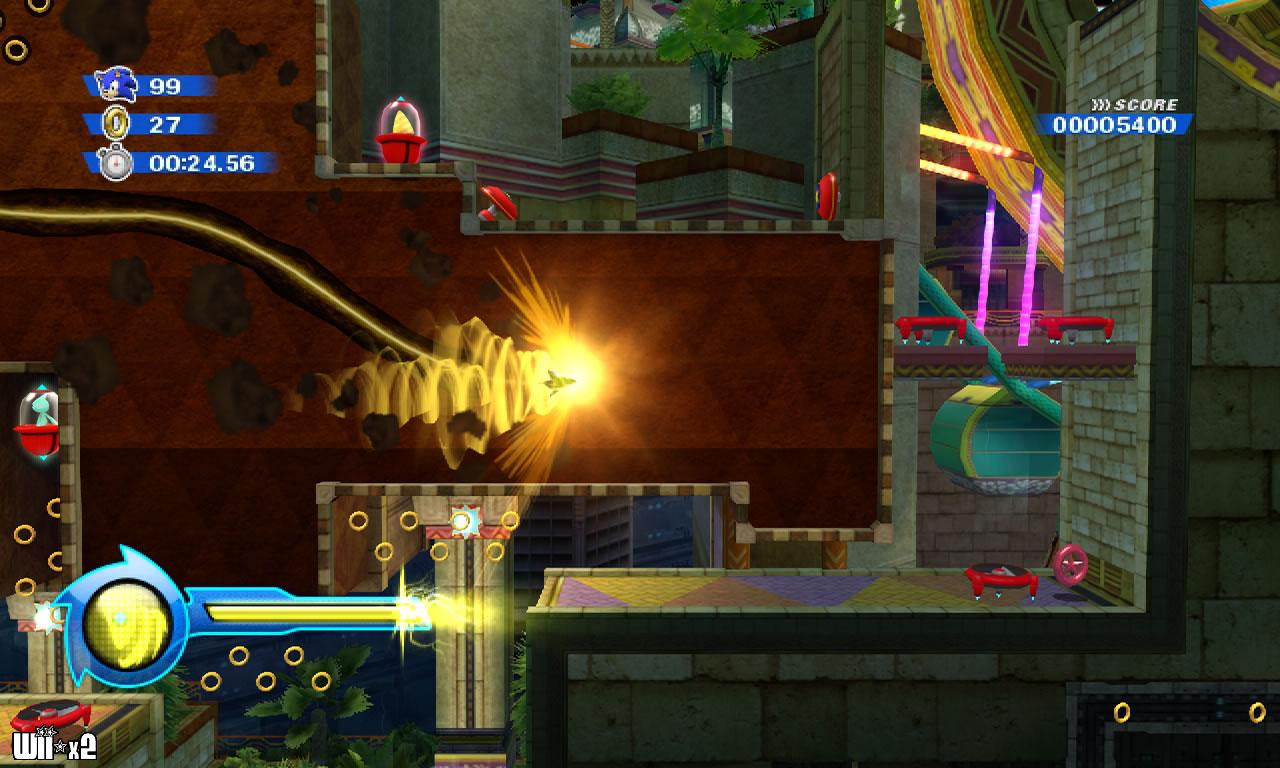 Screenshots of Sonic Colors for Wii