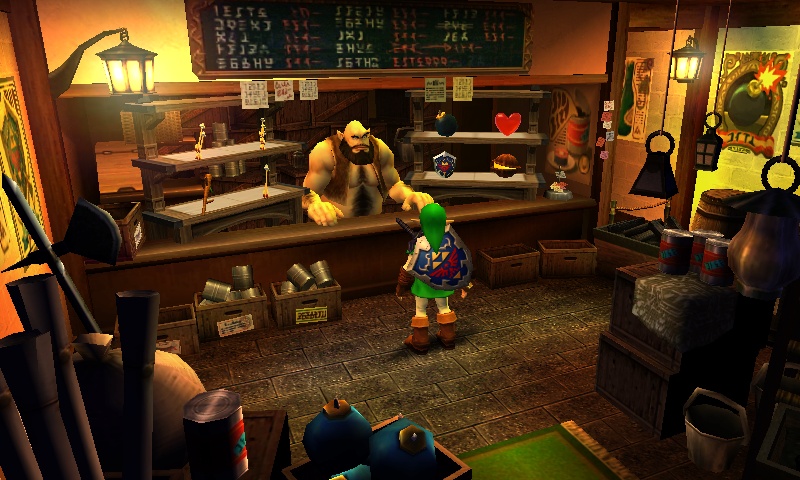 Screenshots of Legend of Zelda (The), Ocarina of Time 3D for Nintendo 3DS