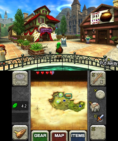 Screenshots of Legend of Zelda (The), Ocarina of Time 3D for Nintendo 3DS